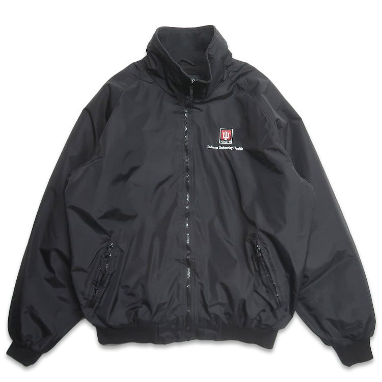 古着 TRI-MOUNTAIN 企業ロゴ 刺繍 裏地フリース ナイロンジャケット