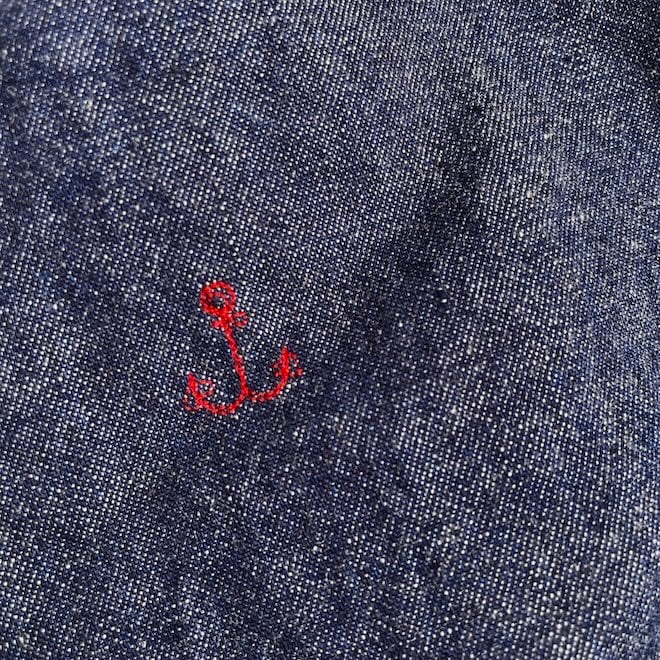 快晴堂 レディース メンズ シャツ ステッチ沢山シャツ HAYATE デュアル