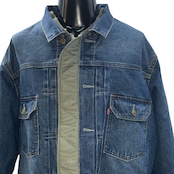 【sacai / Levi's】サカイ リーバイス デニム × ナイロンツイル MA-1 ジャケット リバーシブル