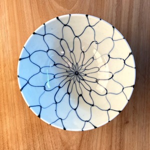 網目文平椀 / 山口利枝 陶展「露草」