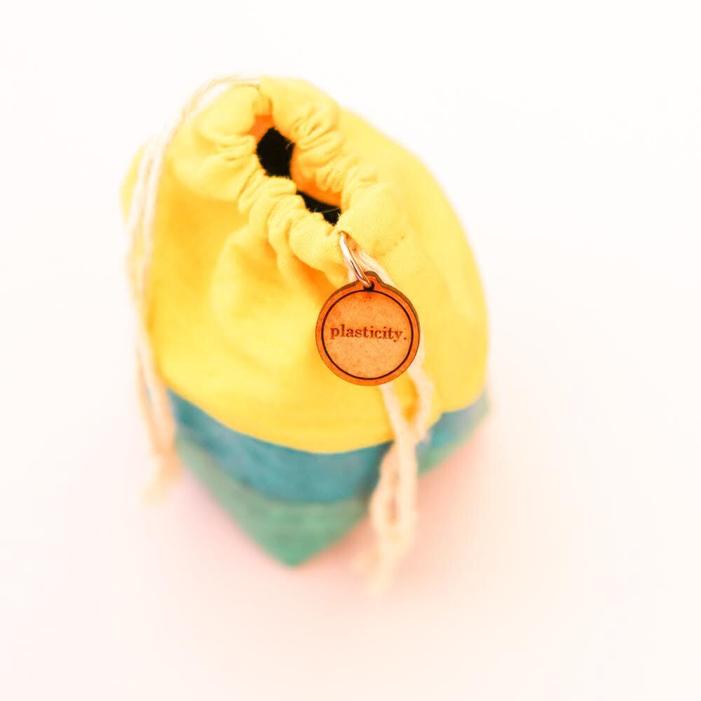 ばりん家オリジナルアップサイクル 巾着袋