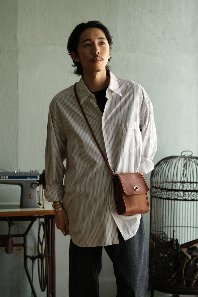 Utah/80-90’s “OLD COACH” glove leather turn lock shoulder bag