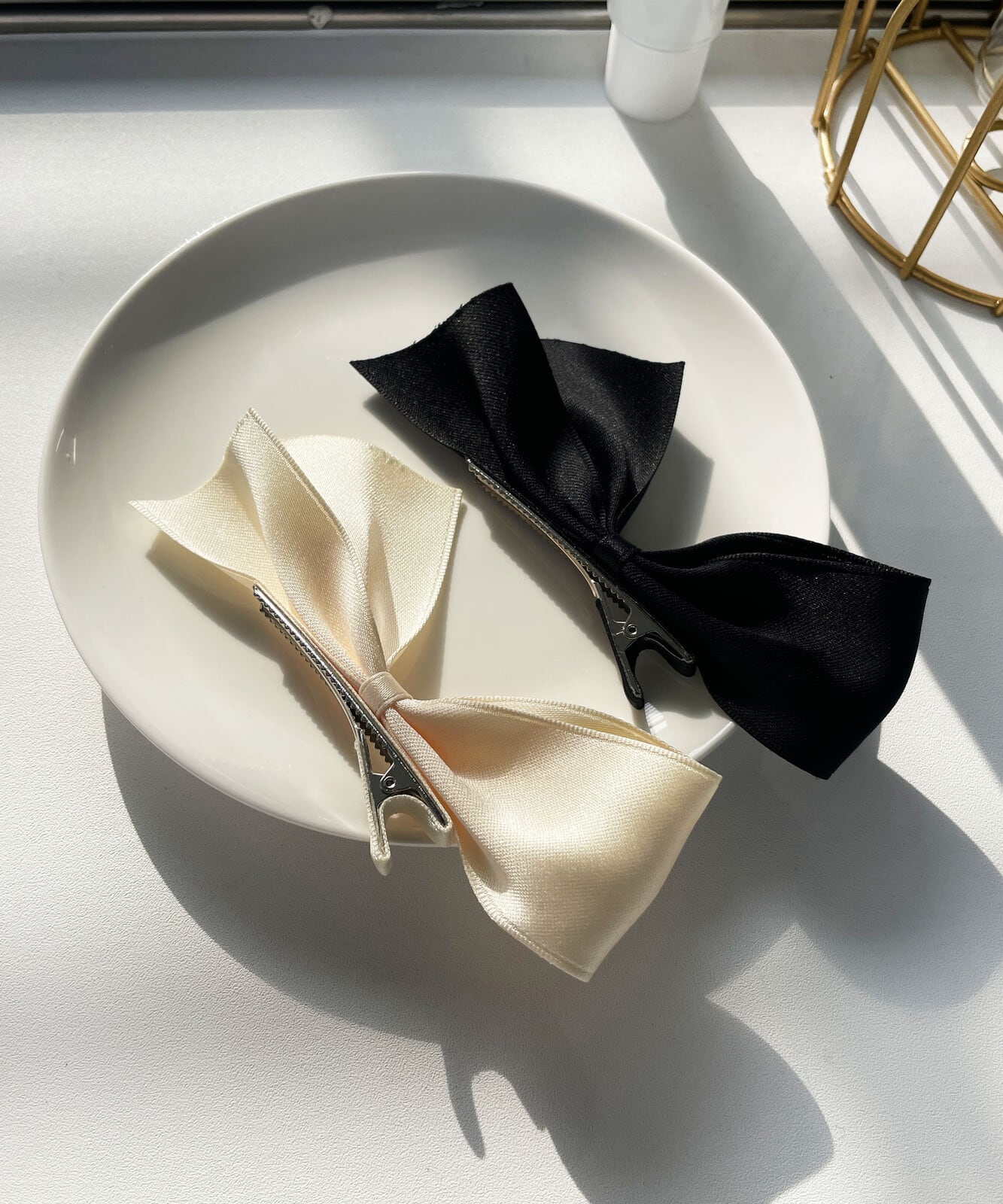 SELECT】サテンリボンクリップ/ヘアアクセサリー | MIEL select shop