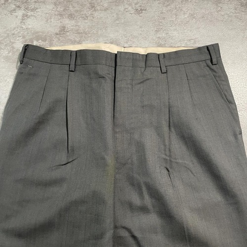 90s BALENCIAGA archive gray slacks w32 詳細写真6