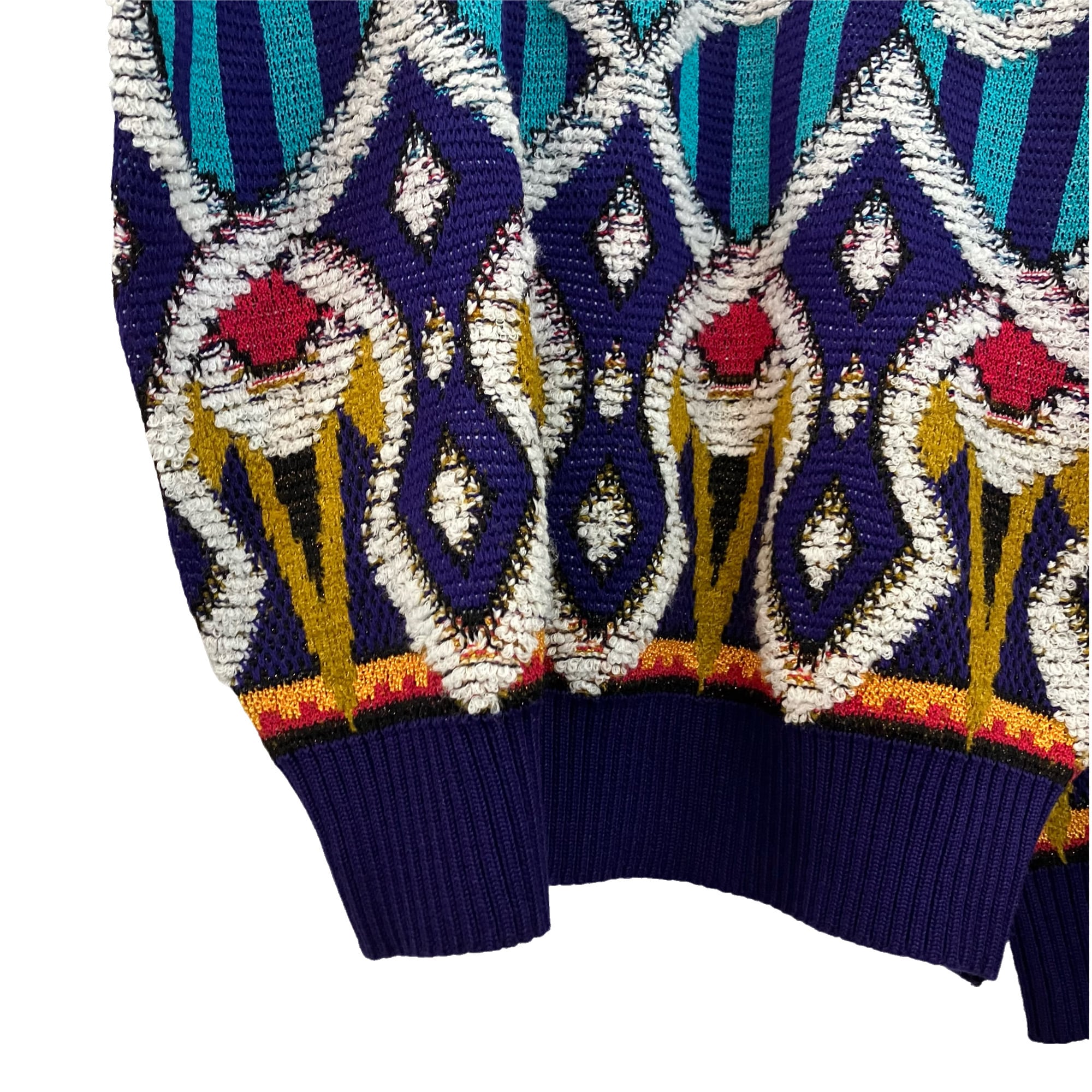 美品 VINTAGE FICCE JEANS YOSIYUKI KONISHI jacquard stripe