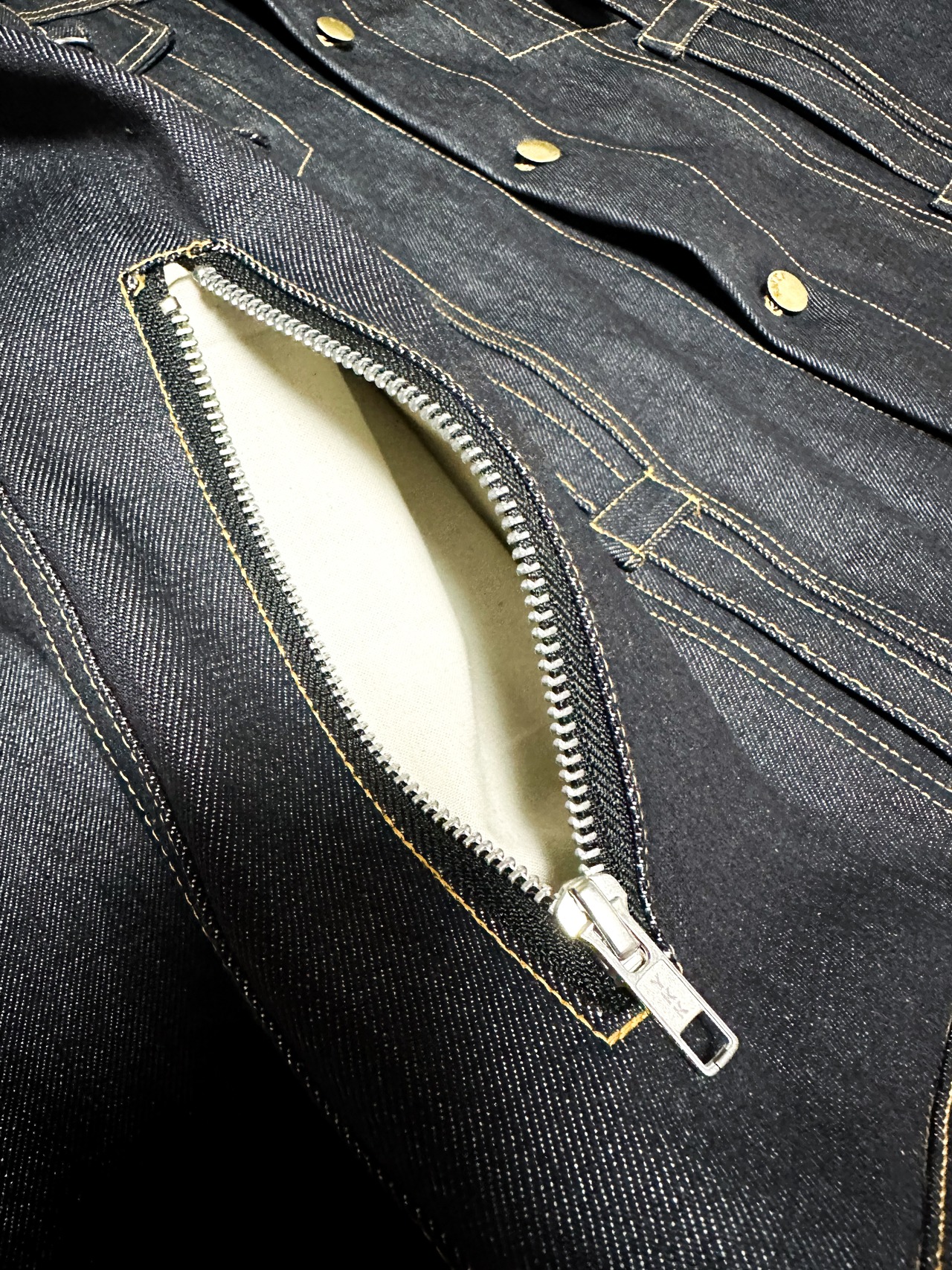 UNFINISHED 岡山デニム　ジージャン25044