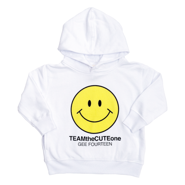 【TEAMtheCUTEone】 SMILE HAPPINESS Kids Hoodie