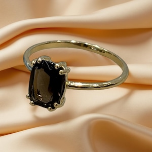 スモーキークォーツリング 12号