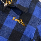 Let it Ride × TwoPole レットイットライド チェック ダブルジップ ウール ジャケット L/ブルー系 メンズ