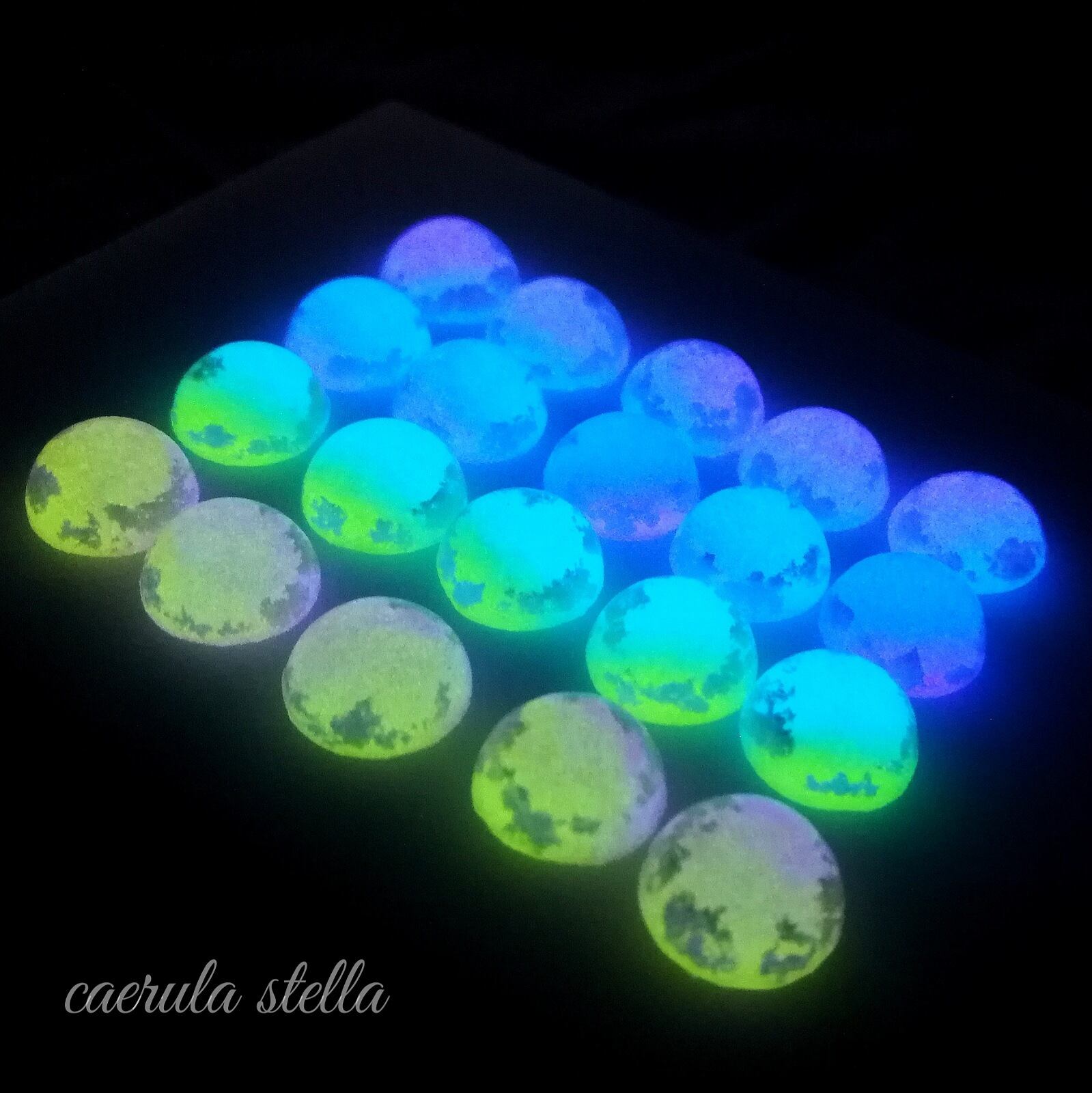 暗闇で光る彩空セットピアスorイヤリング】 レジン レジンアクセサリー