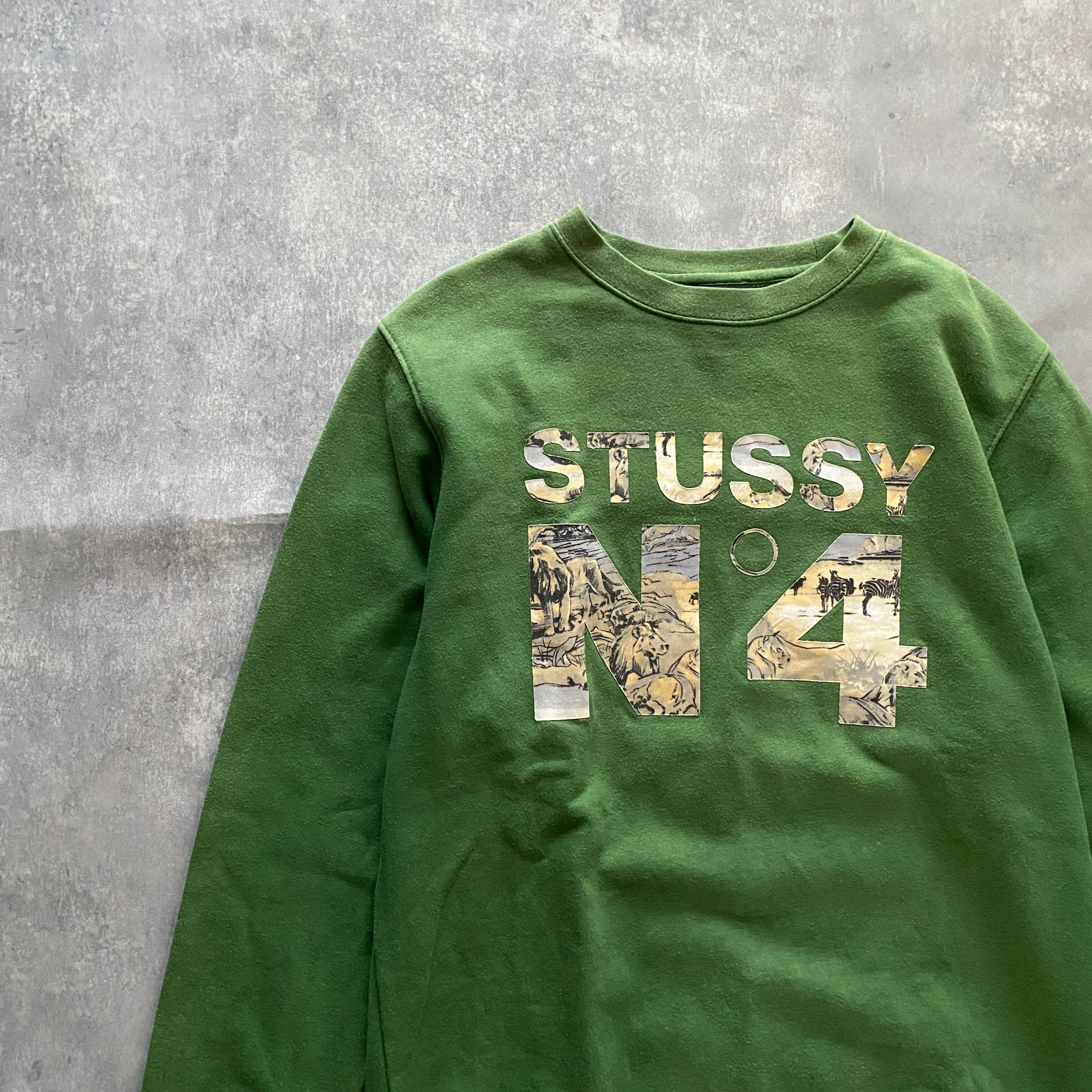 STUSSY Logo Print  ステューシー スウェット グリーン