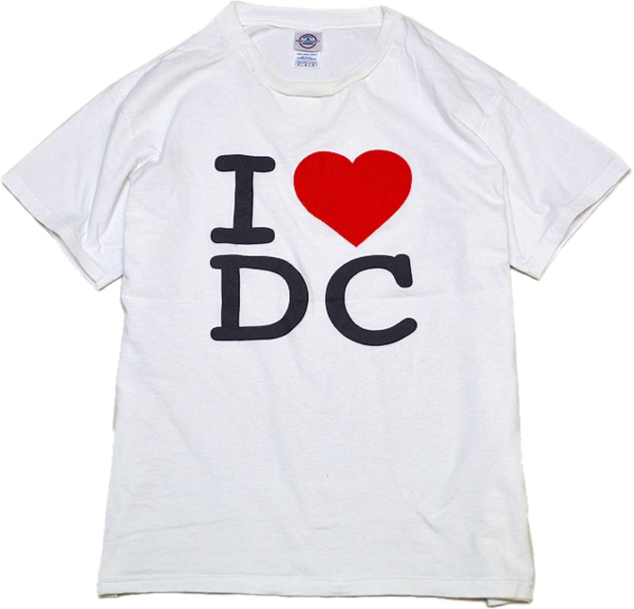 SALE☆I LOVE DCプリントTシャツUSA古着MメンズLレディースOKアメカジ 