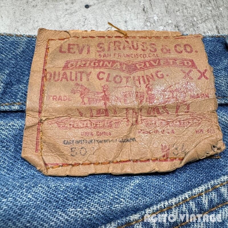 80's Levi's リーバイス 501 デニムパンツ 66後期～赤耳移行期 刻印6