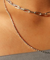 カットボールチェーンネックレス/923050