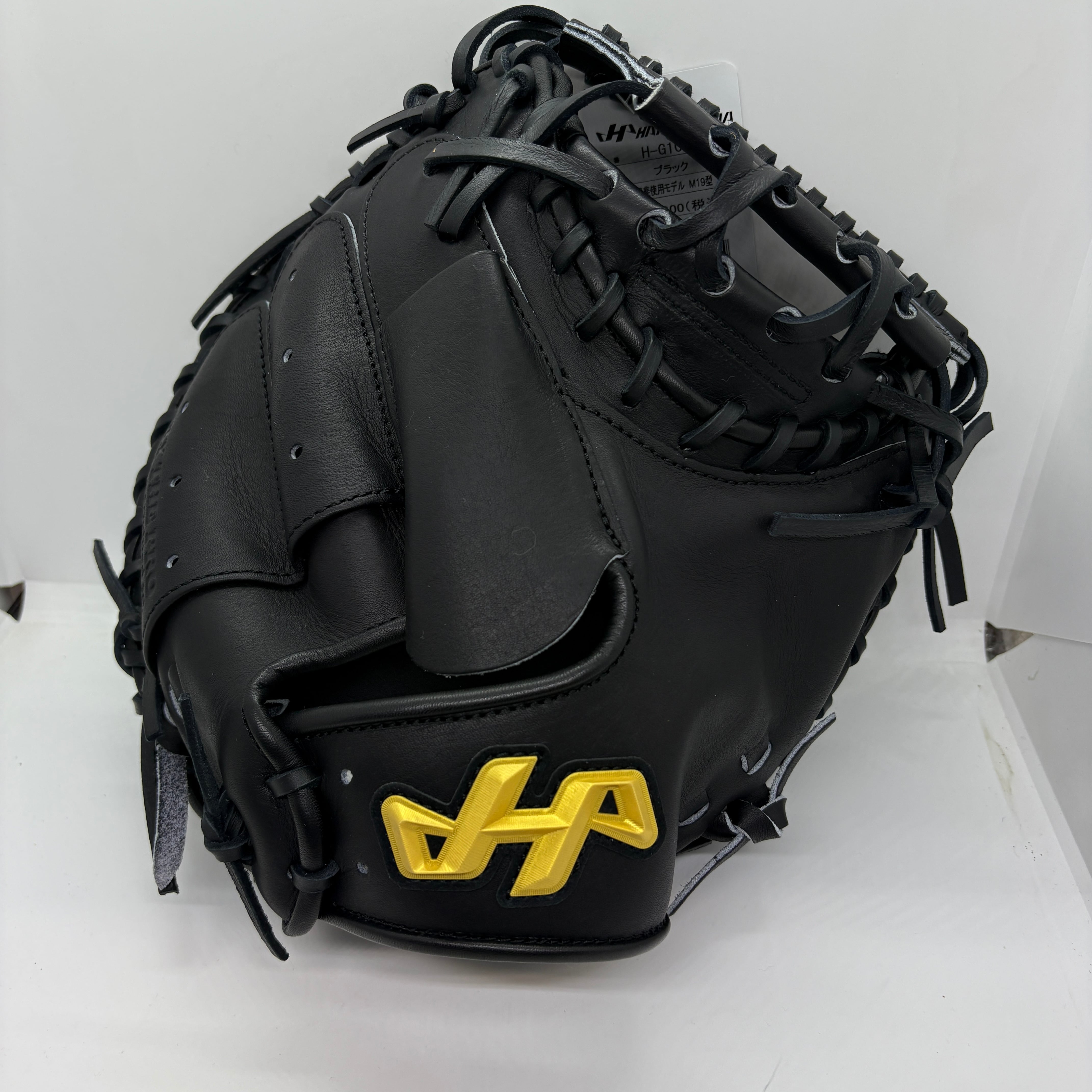 RYU 硬式外野手用 701型 MブラックXブロンド紐 左投げ【型付け、送料