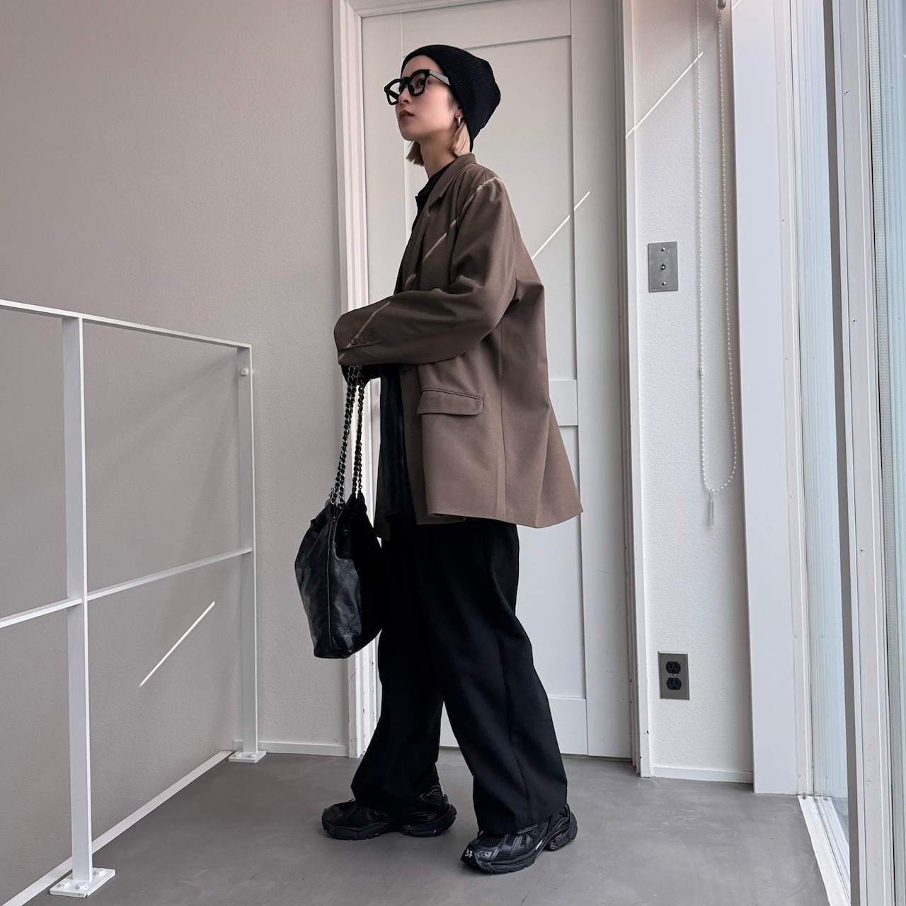 【鹿児島先行販売】ダブルオーバーテーラードJK/モカ