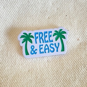 Free & Easy | Palm Trees Enamel Pin