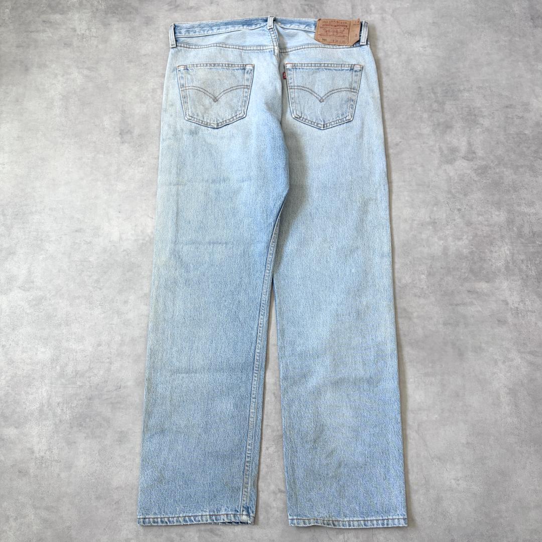 リーバイス501 Levis W36 デニム 青 USA製 90s 18557メーカー直営
