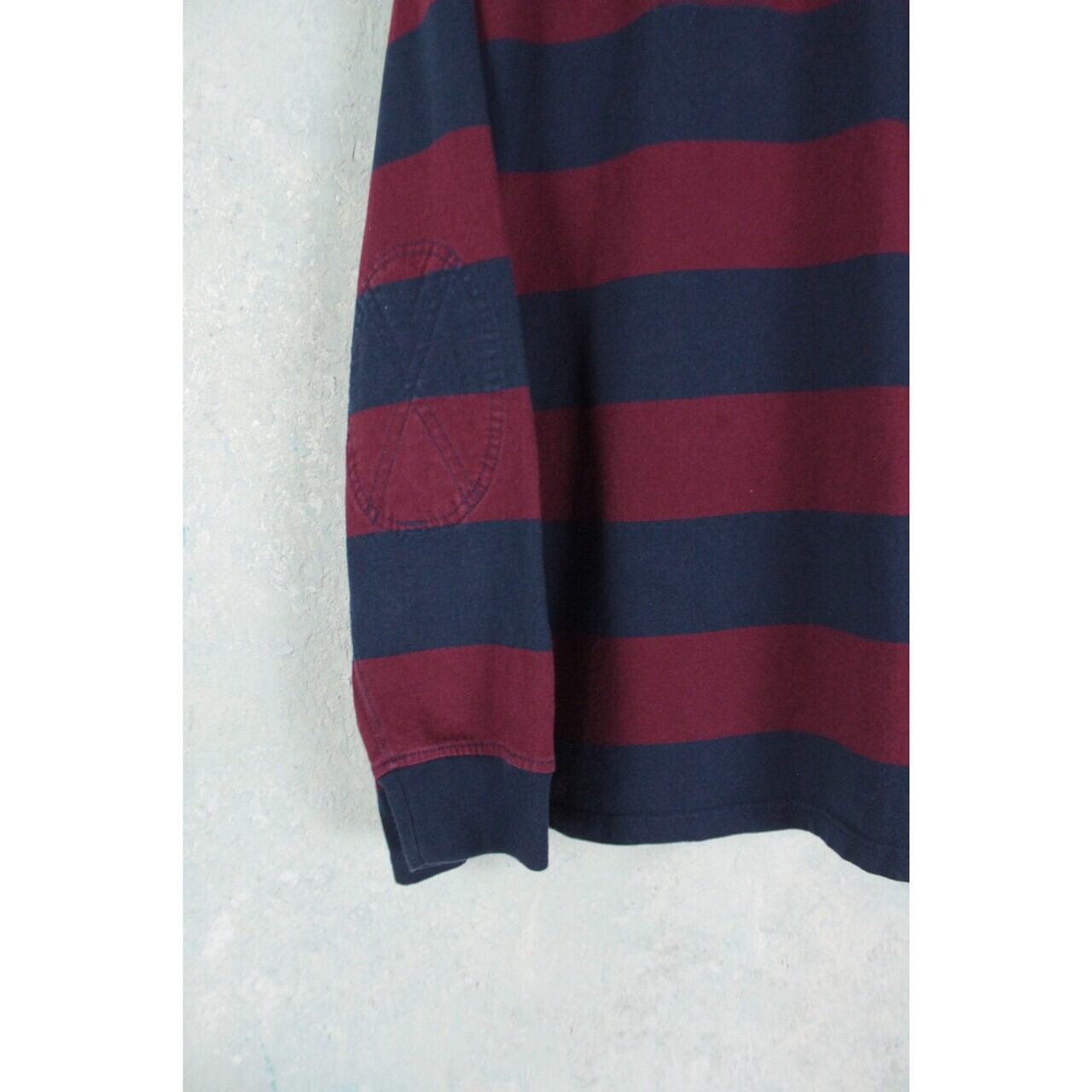Polo by Ralph Lauren フーデッド ボーダー柄 ラガーシャツ 【FF-2885