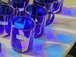フランス　サファイアブルー　耐熱ガラス　 マグカップ
