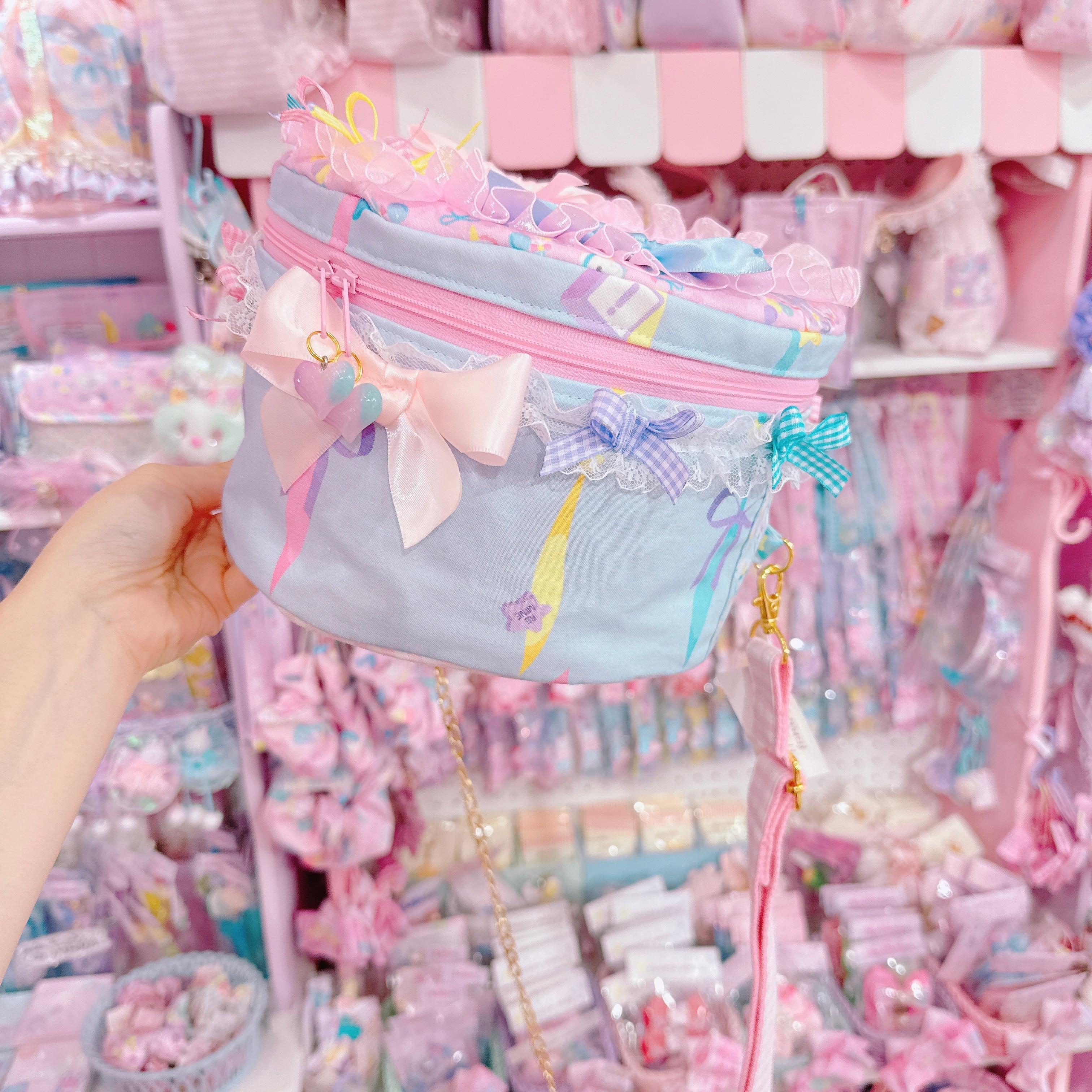 【F1】76-7ハートケーキバニティショルダーバッグ