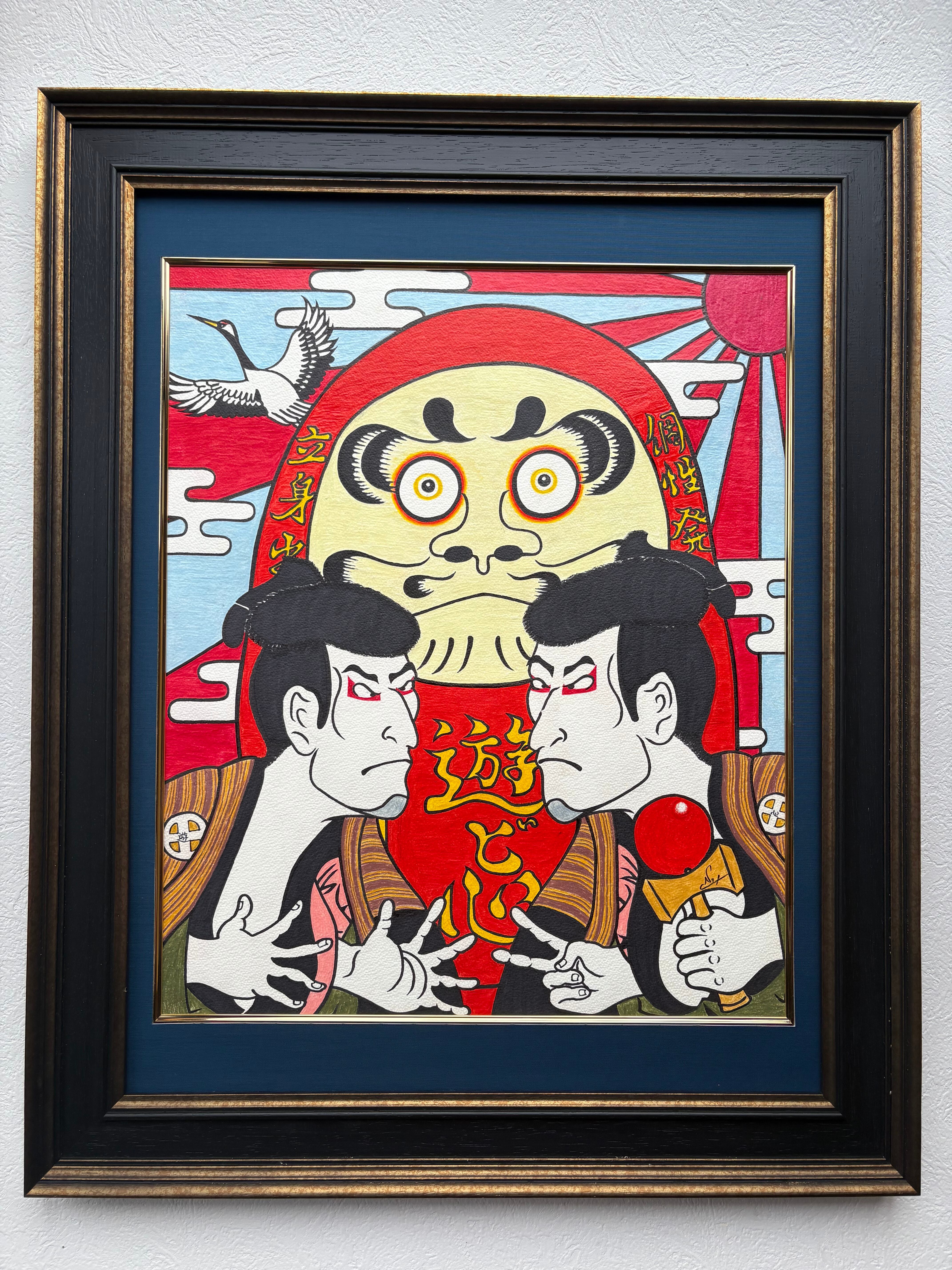 UKIYOE】浮世絵 ポスター 現代アート 和風 オリジナル NARITO イラスト