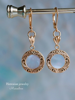 Mother of perl earring Hawaiianjewelry(ハワイアンジュエリーマザーオブパールピアス、イヤリング)