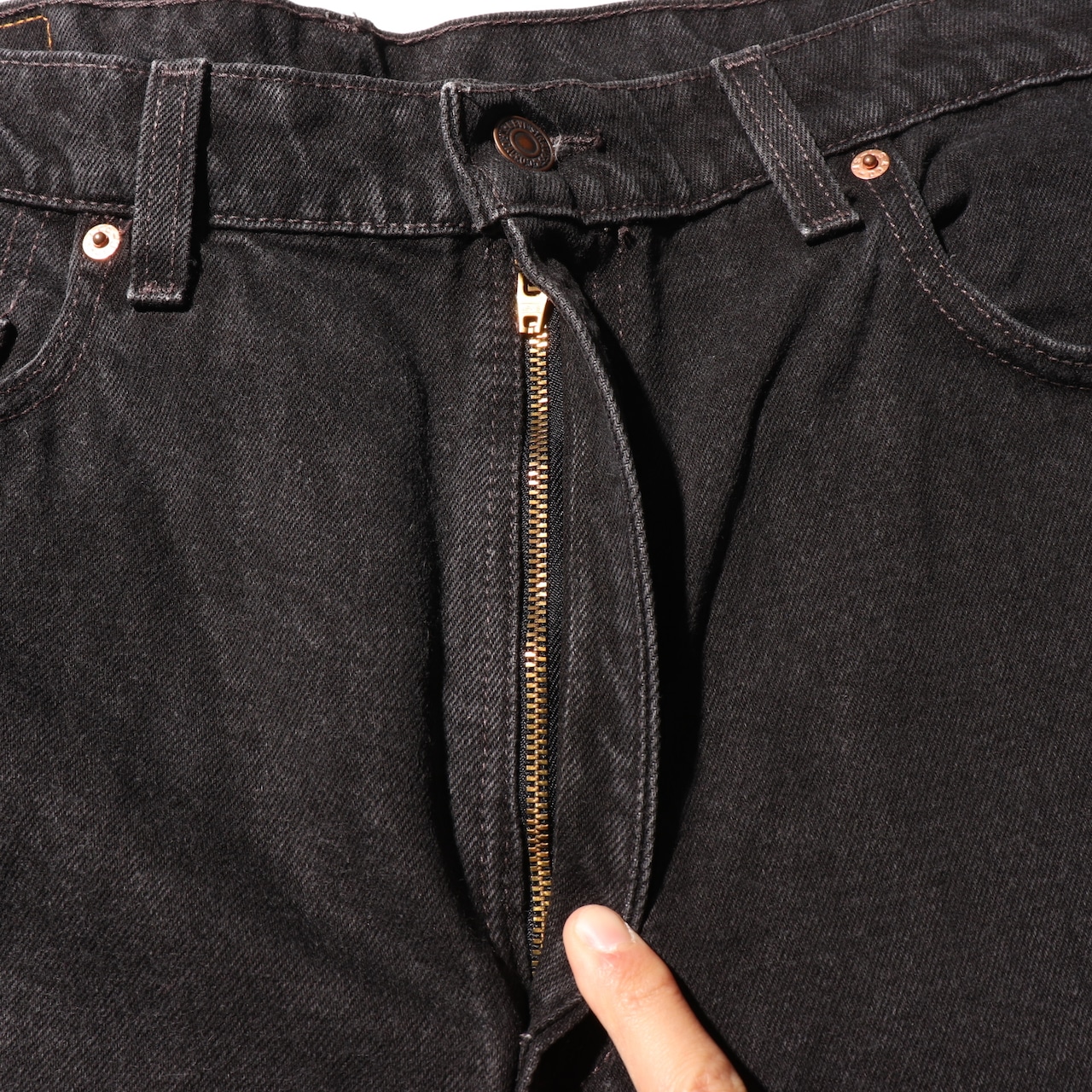 美品 36×30 Levi’s 505 USA 98年 サルファーブラック デニムパンツ リーバイス