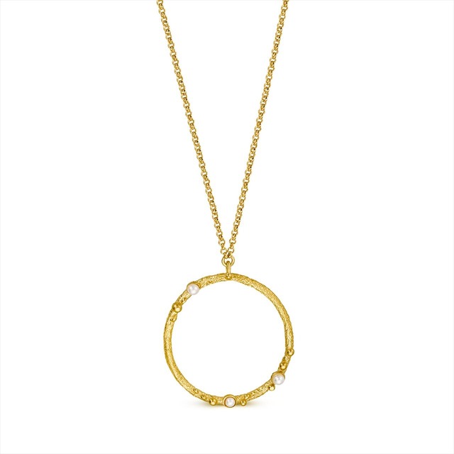 GUSPIRA NECKLACE CIRCULAR GOLD