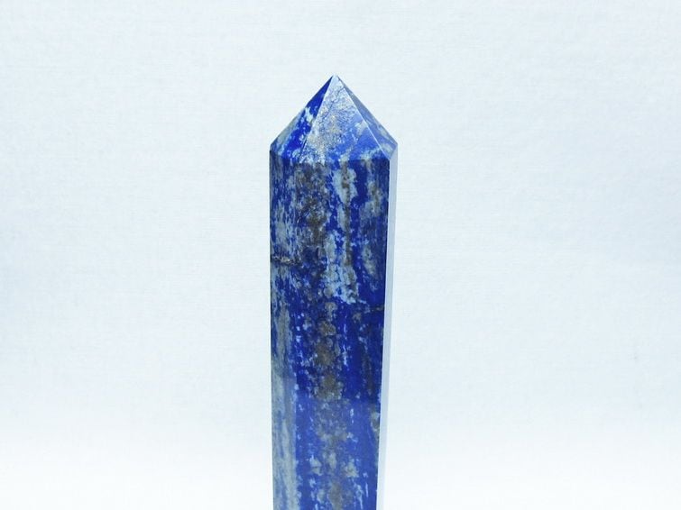 ☆ 綺麗！ラピスラズリ(青金石) 六角柱　468g 天然石　パワーストーン！ ラピスラズリ 六角柱 ポイント 置物 一点物 152-4217 | 天然石