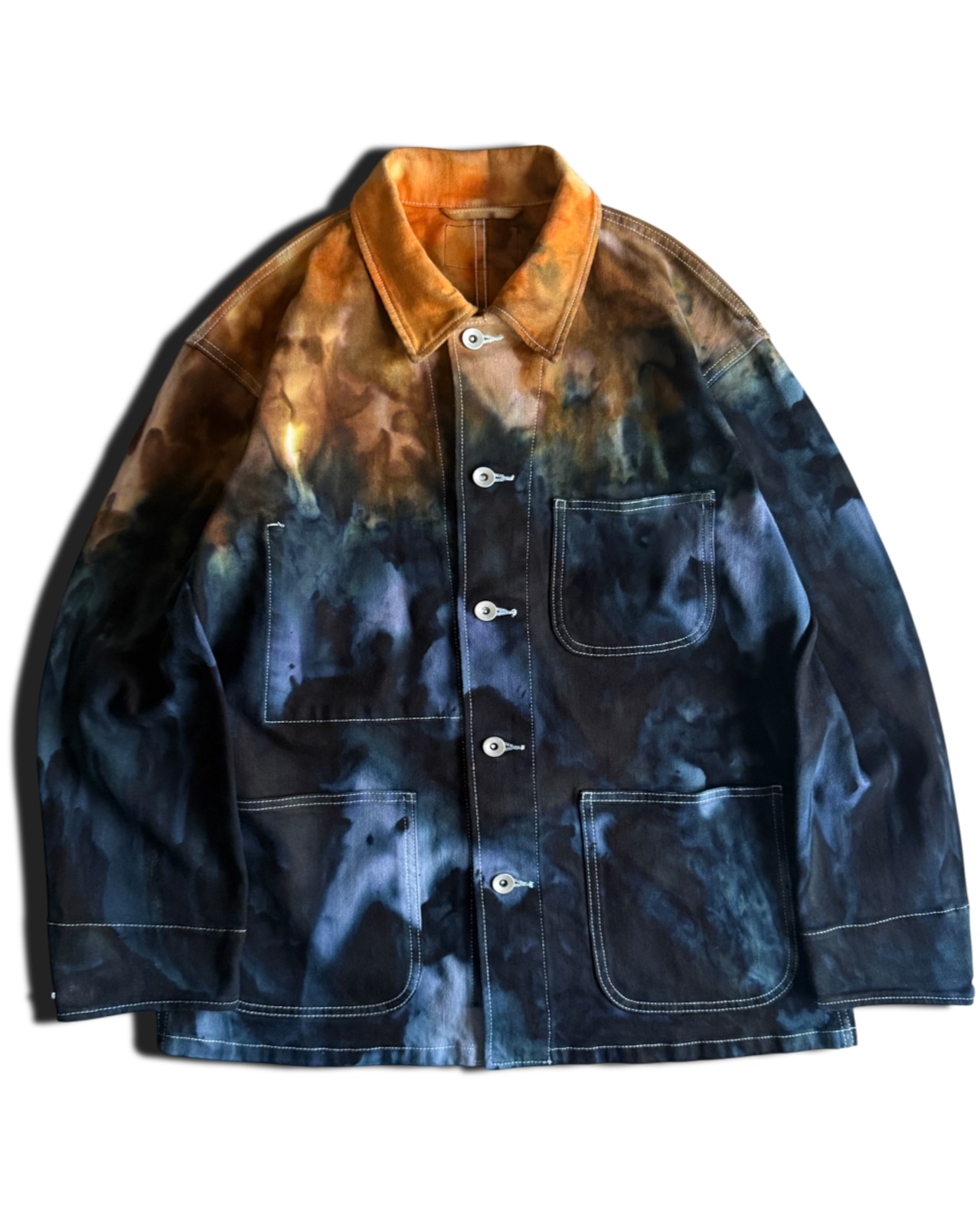【TOWN Collection】タイダイデニムワークジャケット Charlottetown