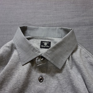 cleric longsleeve polo / mokugrey