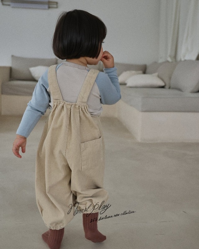 《予約》送料無料【normal play】Cookie Overalls