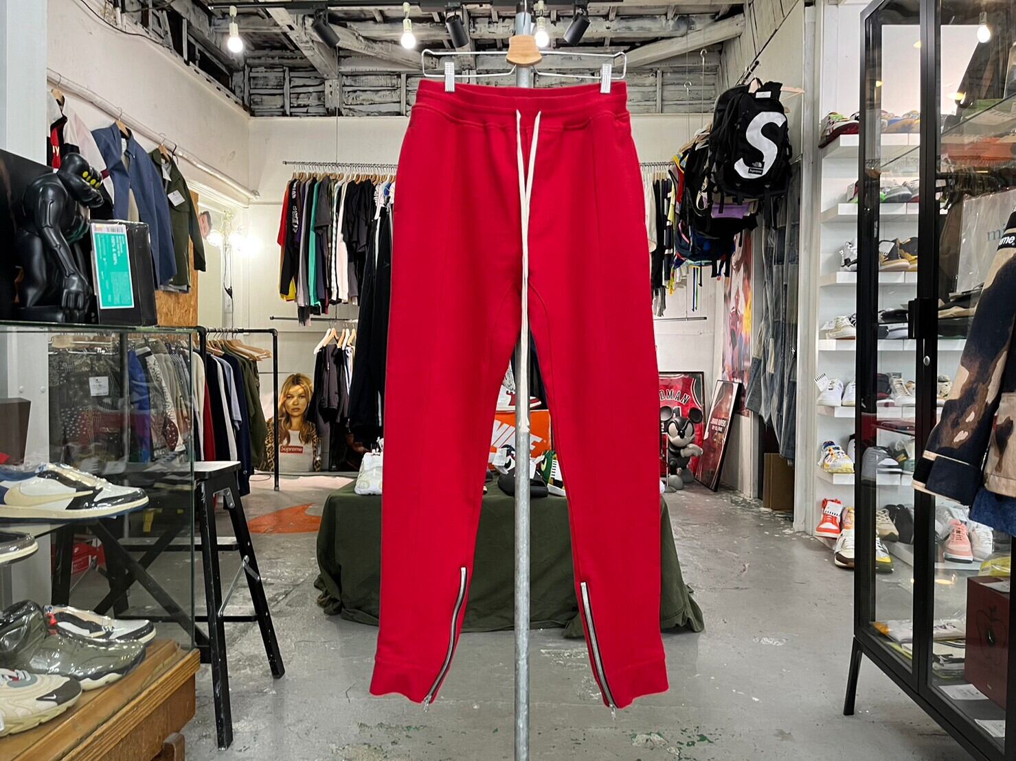 FEAR OF GOD FIFTH COLLECTION HEAVY TERRY SWEAT PANT RED MEDIUM ...