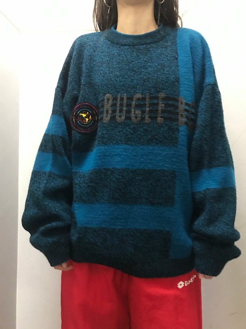 90's BUGLEBOY アクリルニットセーター