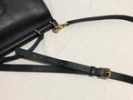 AMERICA 1990’s OLD COACH “Dark Navy Leather” 2WAY bag