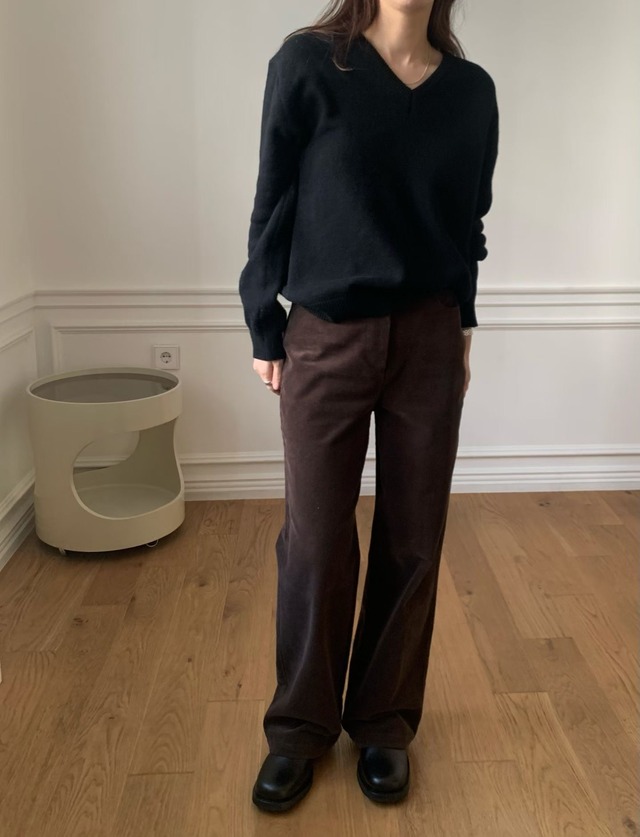 (予約) fl lanel / City corduroy pants 2color