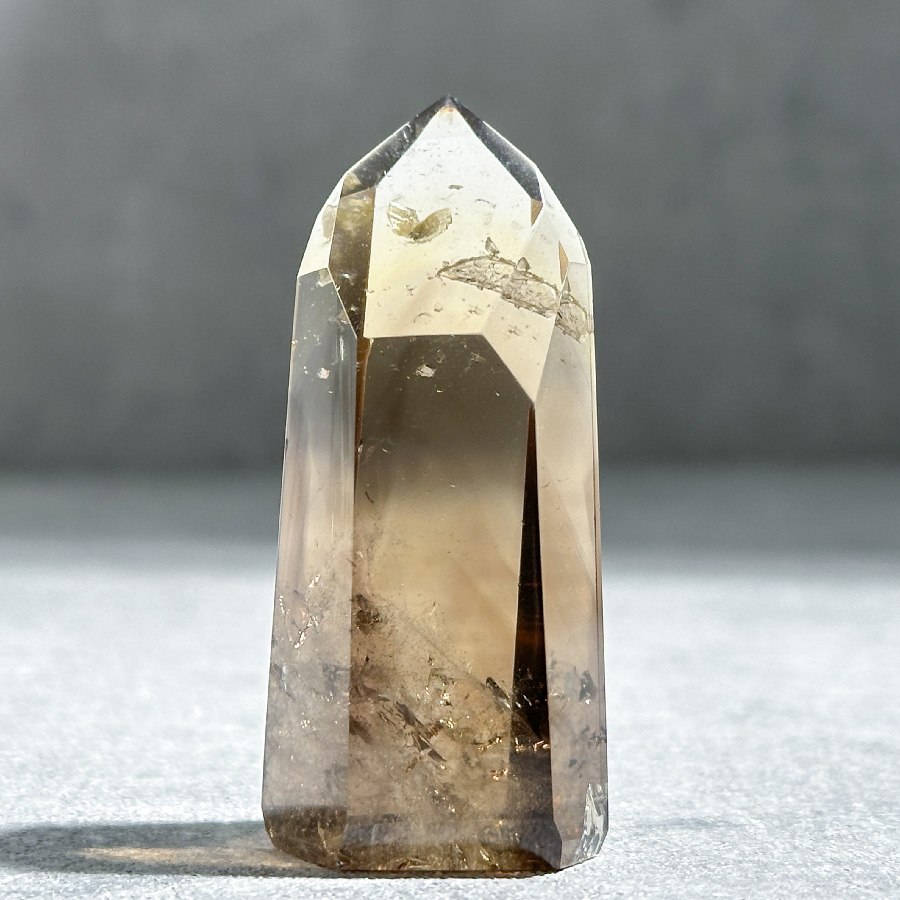 【高品質】ファントムスモーキークォーツ タワー63◇ Smoky phantom quartz ◇天然石・鉱物・パワーストーン