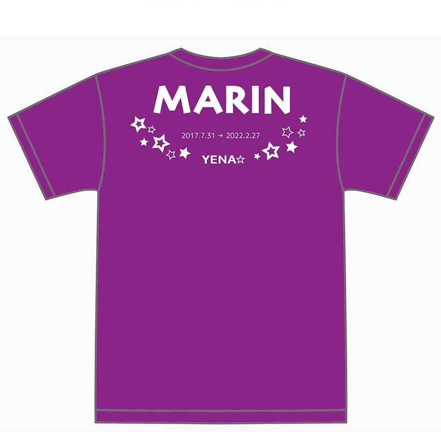 MARINちゃんラストステージ記念Tシャツ（S/M/L/XL/XXL） | YENA
