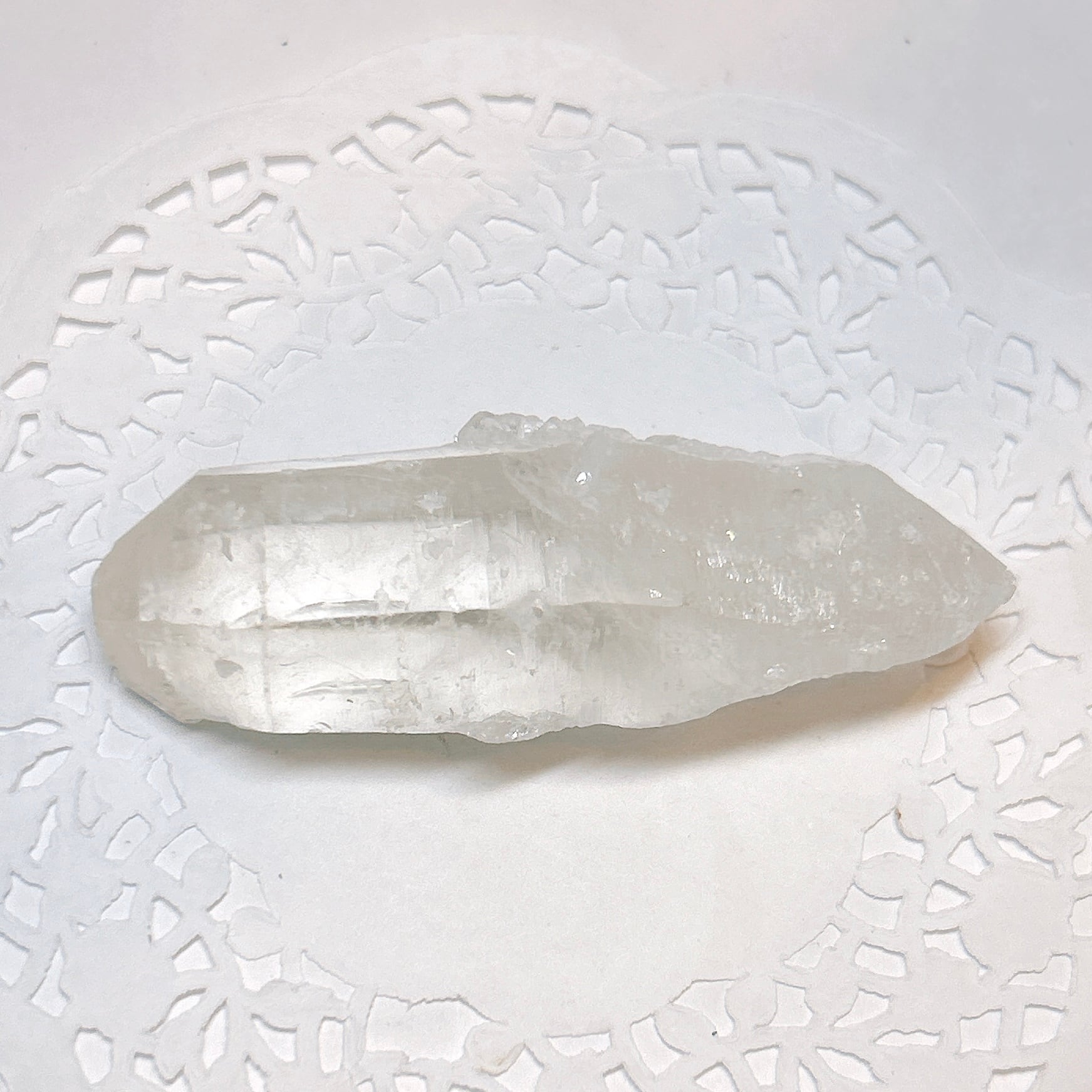 E18096】セルフヒールド 両錐 水晶 クォーツ ヒマラヤ水晶 ヒマラヤ産