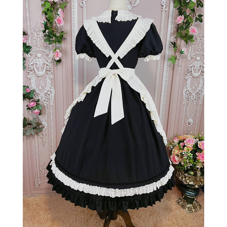 クラロリ クラシカル控えめメイドエプロン 英国×ヴィクトリアン｜WithU