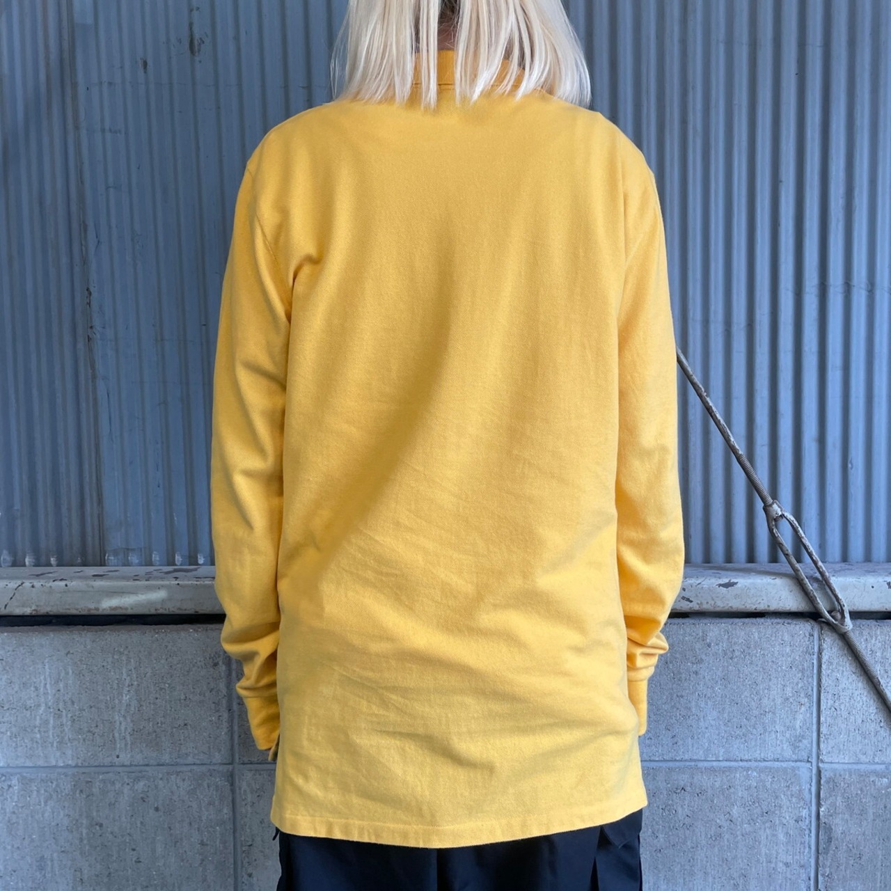 Polo Ralph Lauren ポロラルフローレン 鹿の子 長袖ポロシャツ メンズ 