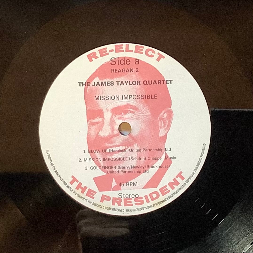THE JAMES TAYLOR QUARTET / MISSION IMPOSSIBLE | Plastic Soul Records
