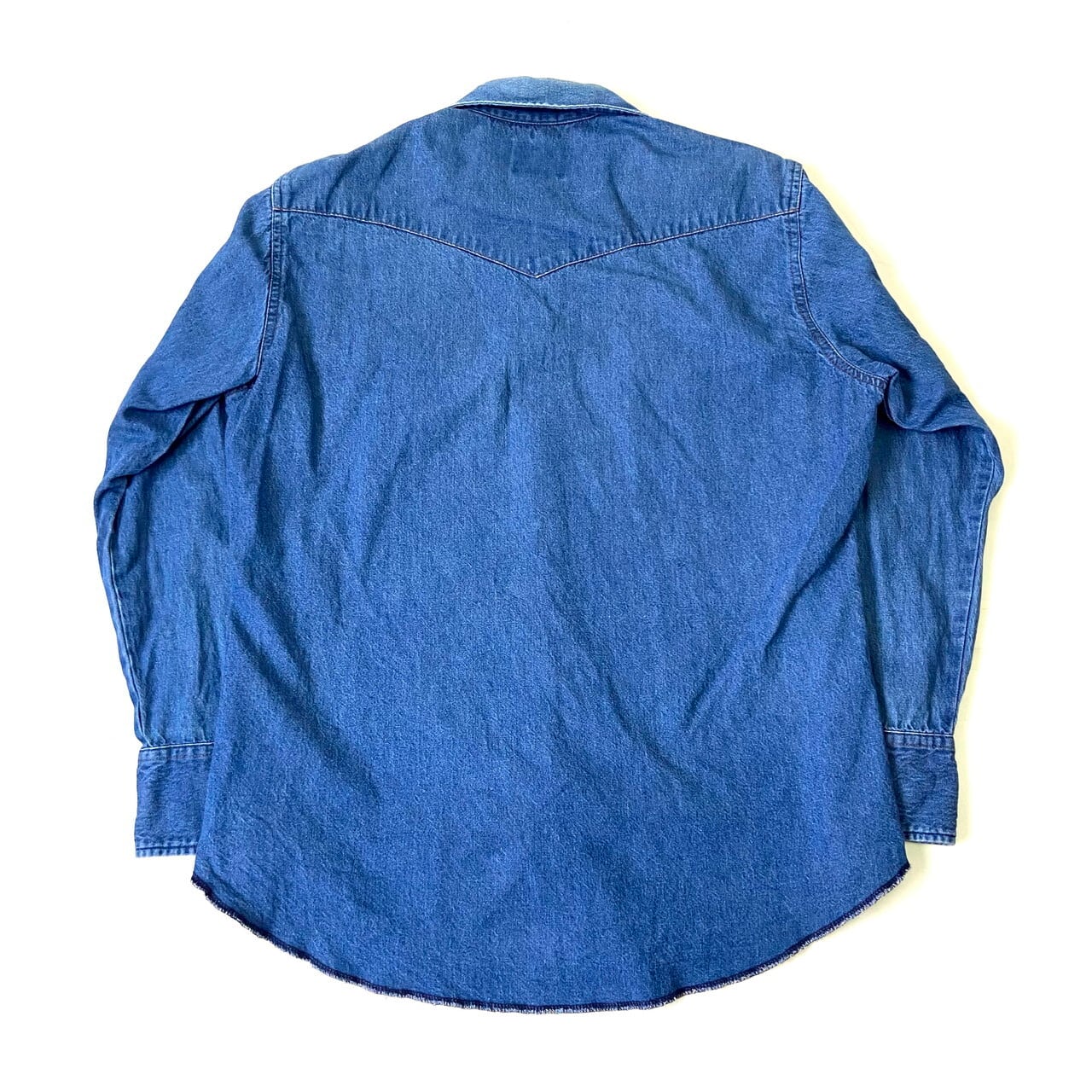 90年代 Wrangler ラングラー 長袖 ウエスタンデニムシャツ 90年代 Wrangler ラングラー 長袖 ウエスタンデニムシャツ