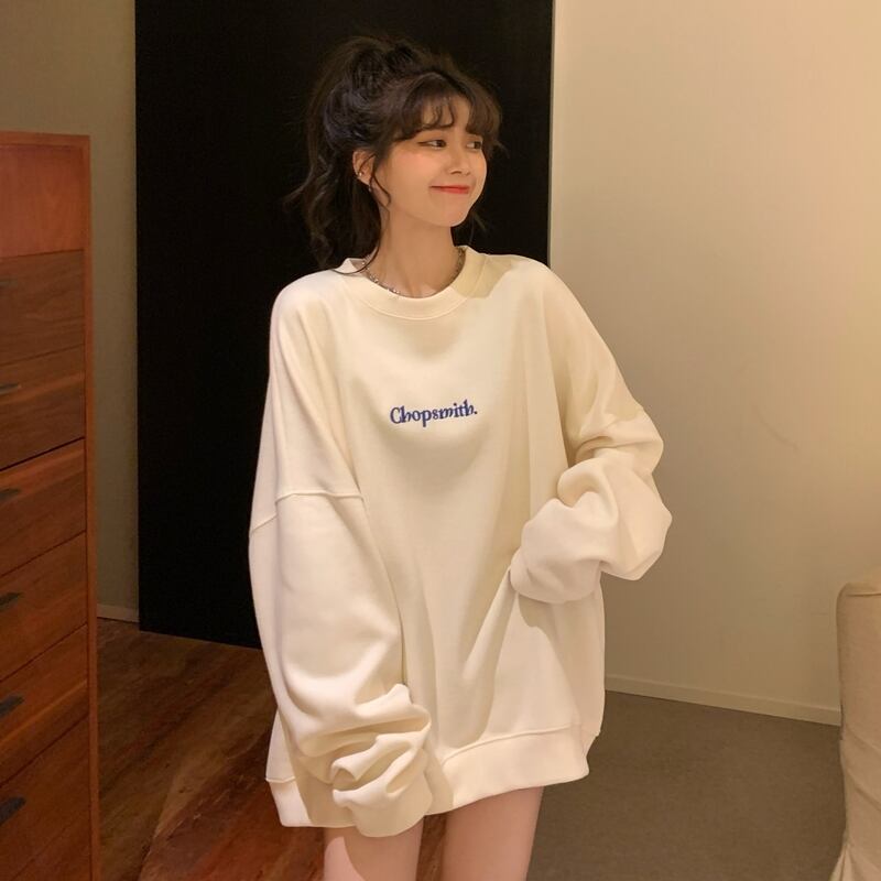 刺繍プルオーバー セーター オータムウィンタールーズスプリングトップス 春物 秋物 冬物 萌量不足82489774890