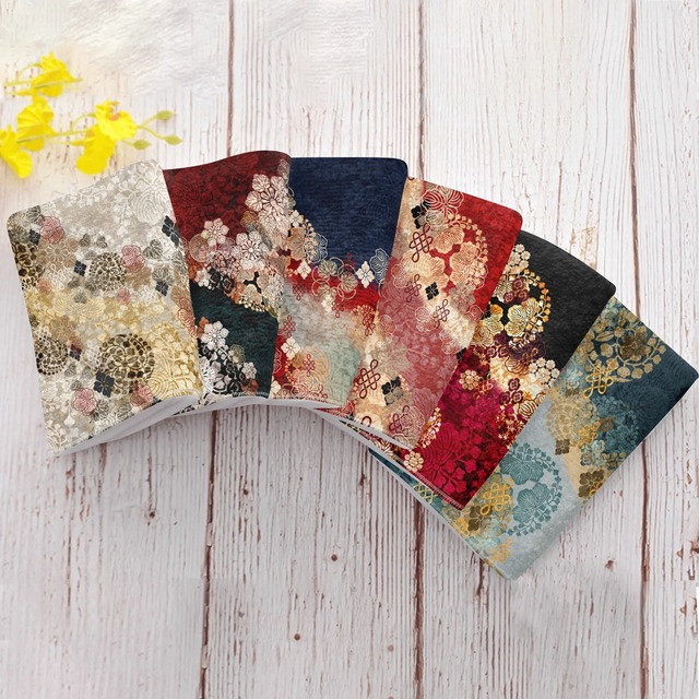 和柄　華やかタオル6枚セット