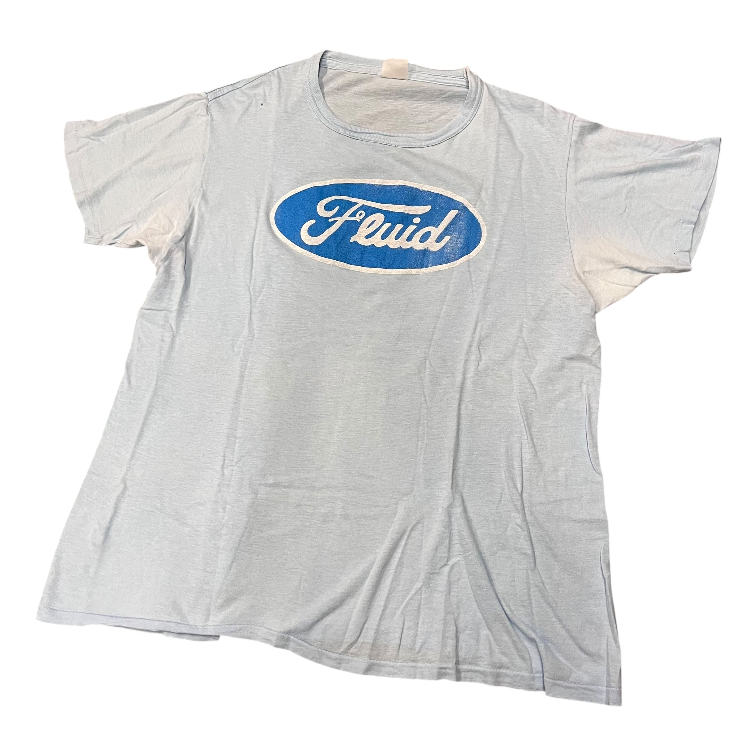 90s Fruid/バンドTシャツ/水色/シングル/ラバープリント 90s Fruid/バンドTシャツ/水色/シングル/ラバープリント | 古着