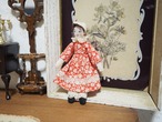 赤いワンピースの布製ドール ハンドメイド 画像14