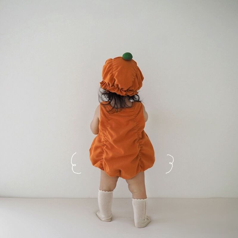 BABY】ハロウィンかぼちゃロンパース | Dreambaby