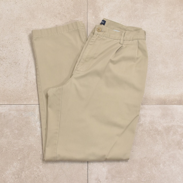 00s LAND'S END 2tuck chino trousers